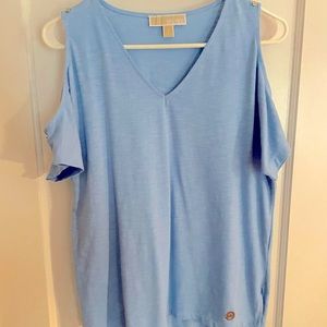 Michael Kors Size small light blue shirt